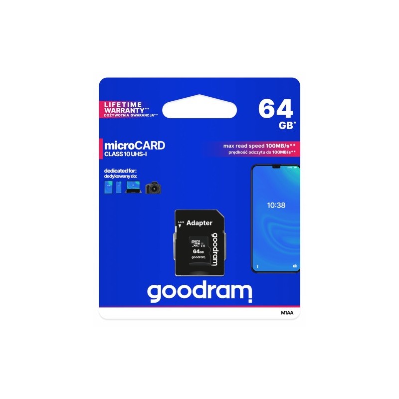 Karta micro-SD HC GOOD RAM 64GB