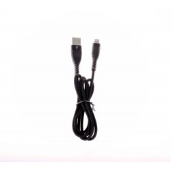 Kabel USB-Lightning czarny 1m Wzmacniany LIBOX