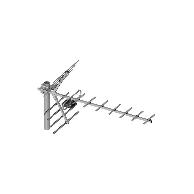 Antena UHF 16-elementowa Dipol 21-48