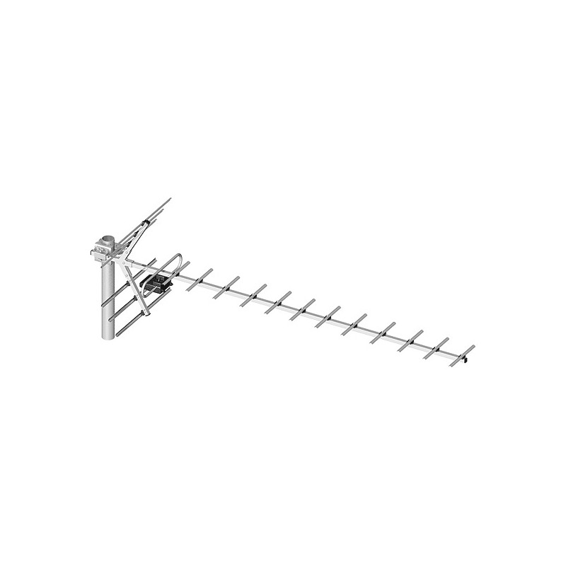 Antena UHF 19-elementowa Dipol 21-48