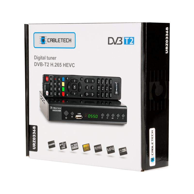 CABLETECH URZ0336B Tuner cyfrowy DVB-T2